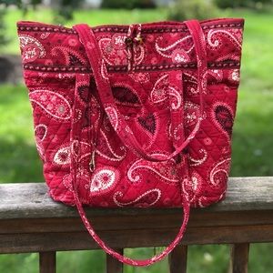 Vera Bradley Large Tote in Mesa Red pattern